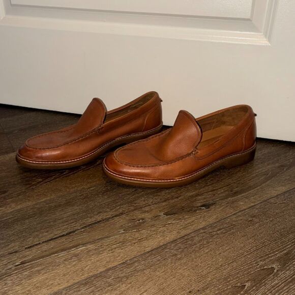 Allen Edmonds Wilder Brown Leather Loafers Classic Slip-On Dress Shoes 11.5 EEE - Picture 5 of 8